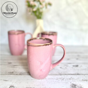 Pink Glaze Ceramic Mug